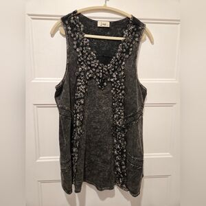 New J.Her Embellished Sleeveless Tunic